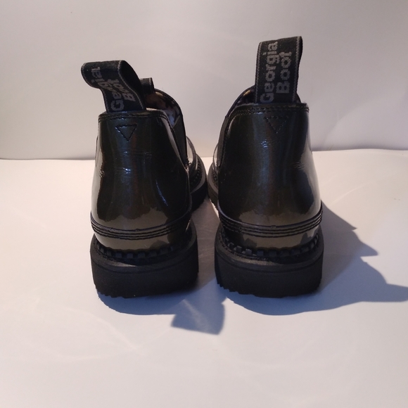 Georgia Boot women's size 11 M Gold shimmer olive. - Picture 4 of 6